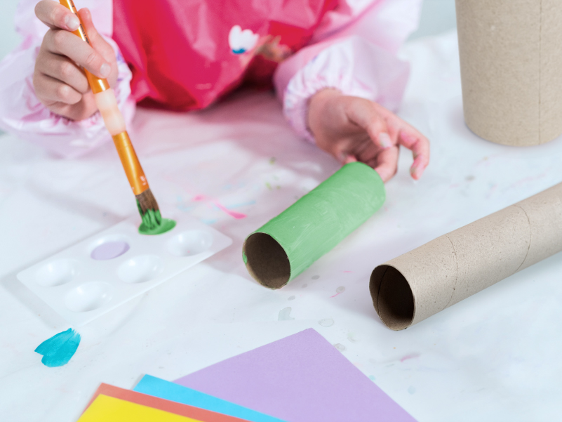 3 Easy Crafts Using a Paper Towel Roll