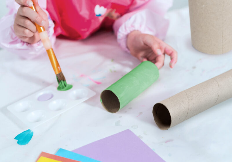 3 Easy Crafts Using a Paper Towel Roll